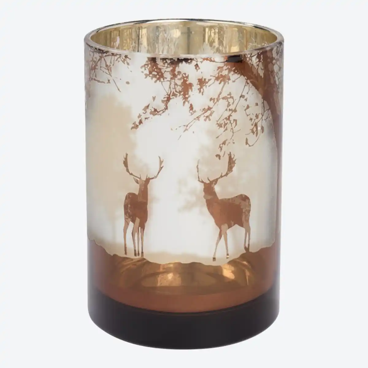 Bild 2 von Kerzenglas mit Hirsch-Motiv