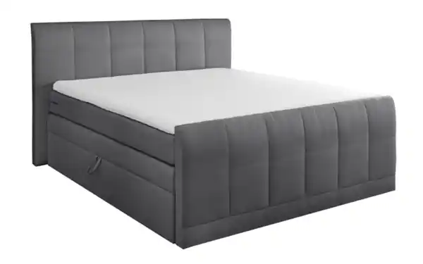 Bild 2 von Boxspringbett Girona in anthrazit, Liegefläche ca. 180 x 200 cm, Tonnentaschenfederkern