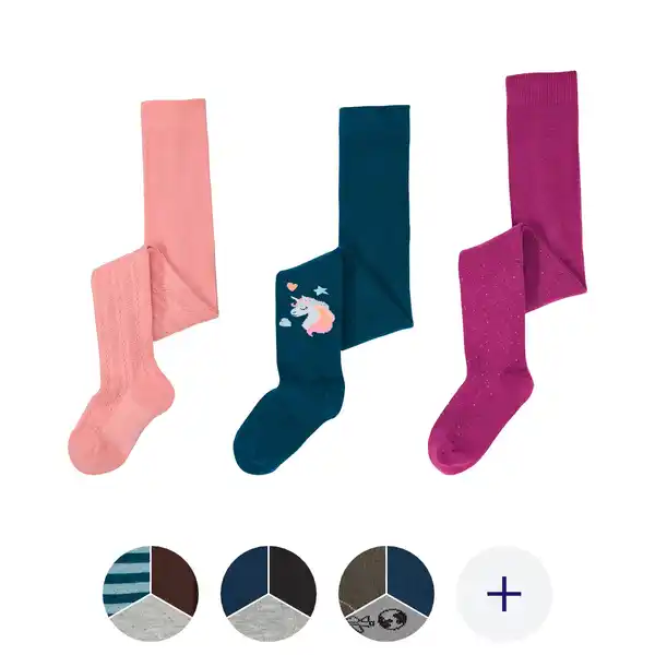 Bild 1 von LILY & DAN Kinder Strumpfhose 3er-Pack