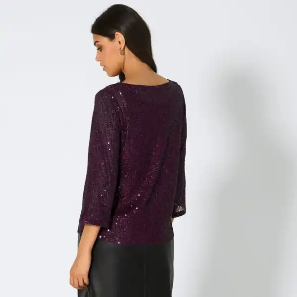 Bild 4 von Damen-Langarmshirt mit Pailletten
