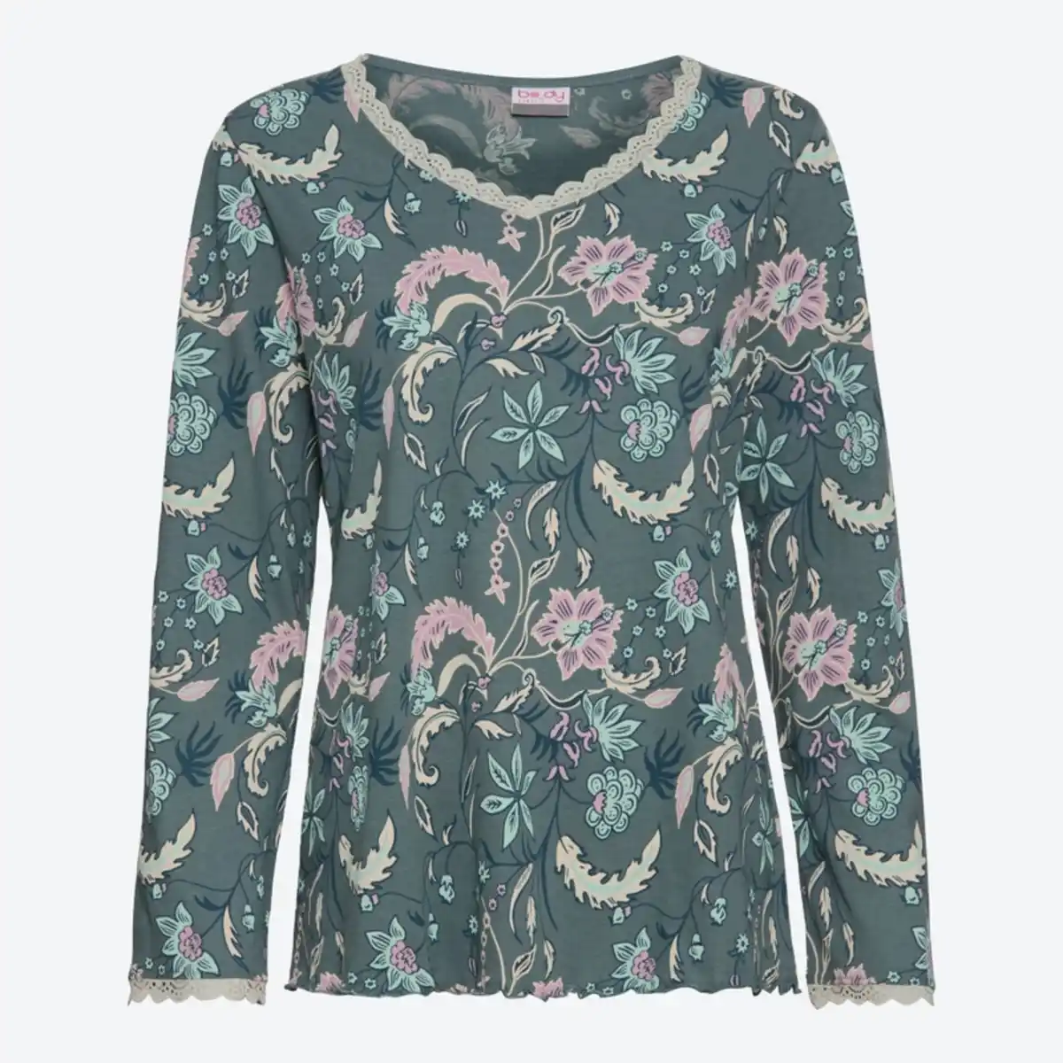 Bild 2 von Damen-Schlafanzug mit V-Ausschnitt, 2-teilig