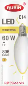 RUBIN LED KERZE MATT 60W