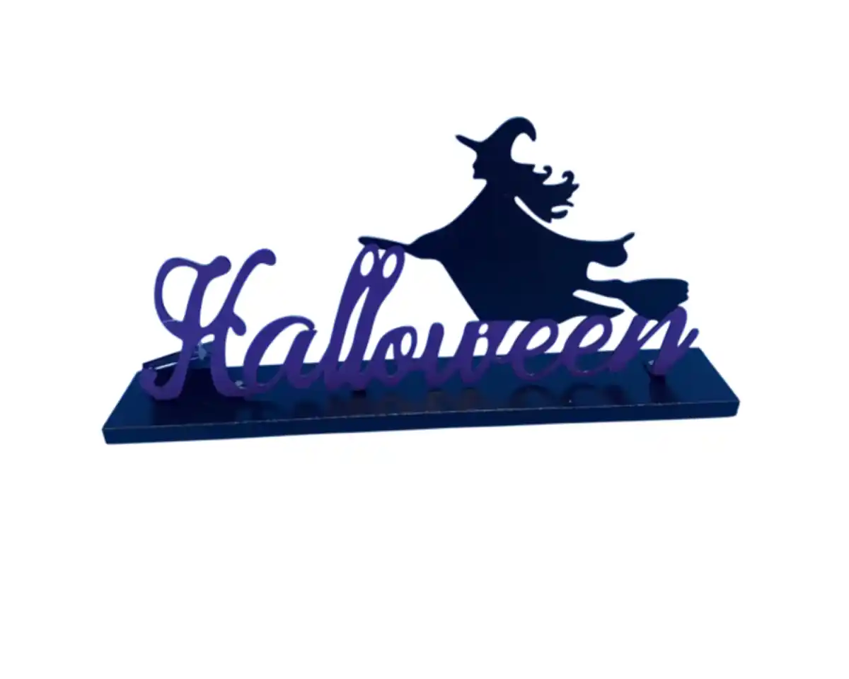 Bild 1 von Schriftzug m.Hexe L30cm, Halloween