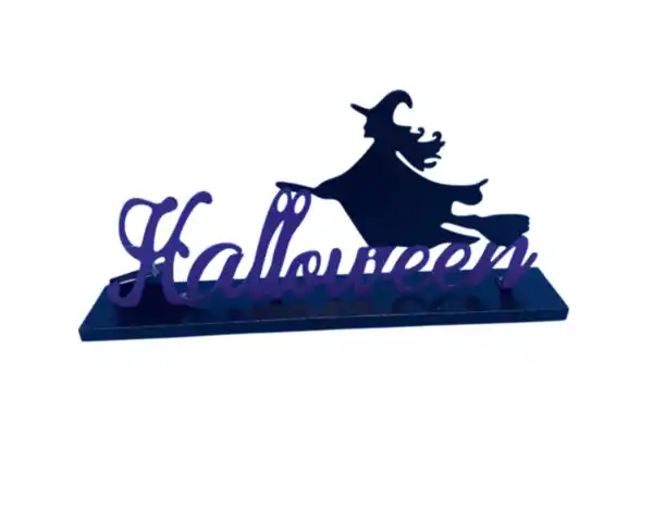 Bild 1 von Schriftzug m.Hexe L30cm, Halloween