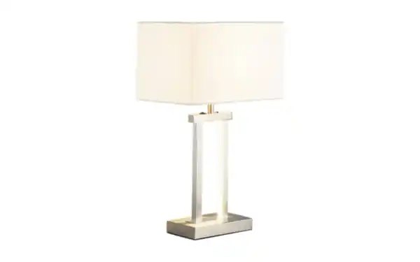 Bild 1 von LED-Tischleuchte Domo in nickel/weiß, 55 cm