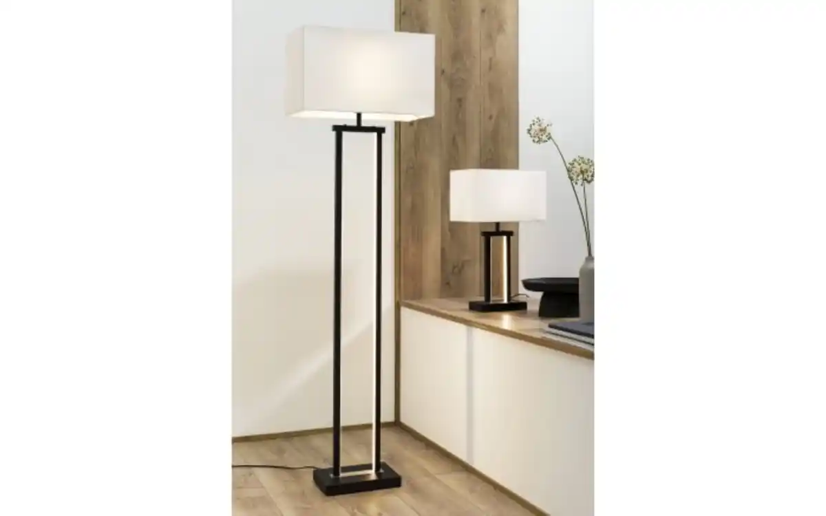 Bild 2 von LED-Tischleuchte Domo in schwarz/weiß, 55 cm