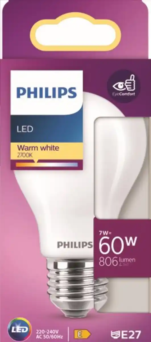 Bild 1 von PHILIPS LED Birne 60W matt E27