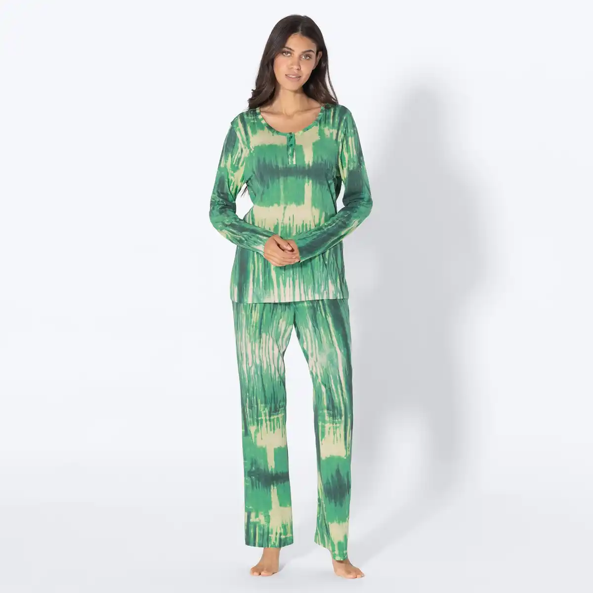 Bild 1 von Damen-Schlafanzug mit schöner Musterung
