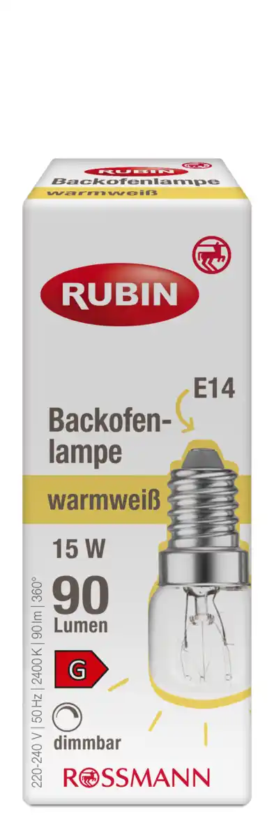 Bild 1 von RUBIN Backofenlampe