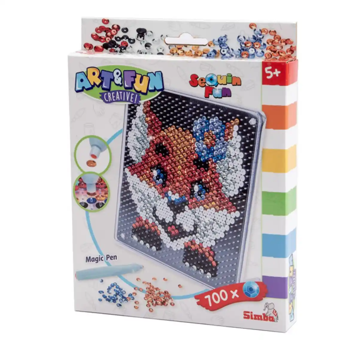 Bild 1 von ART & FUN - Pailletten Painting - Fuchs