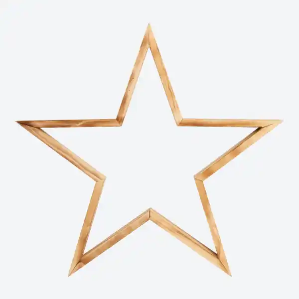 Bild 2 von Deko-Stern in geflammtem Design
