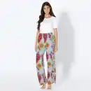 Bild 1 von Damen-Schlafanzug-Hose mit Blumen-Muster