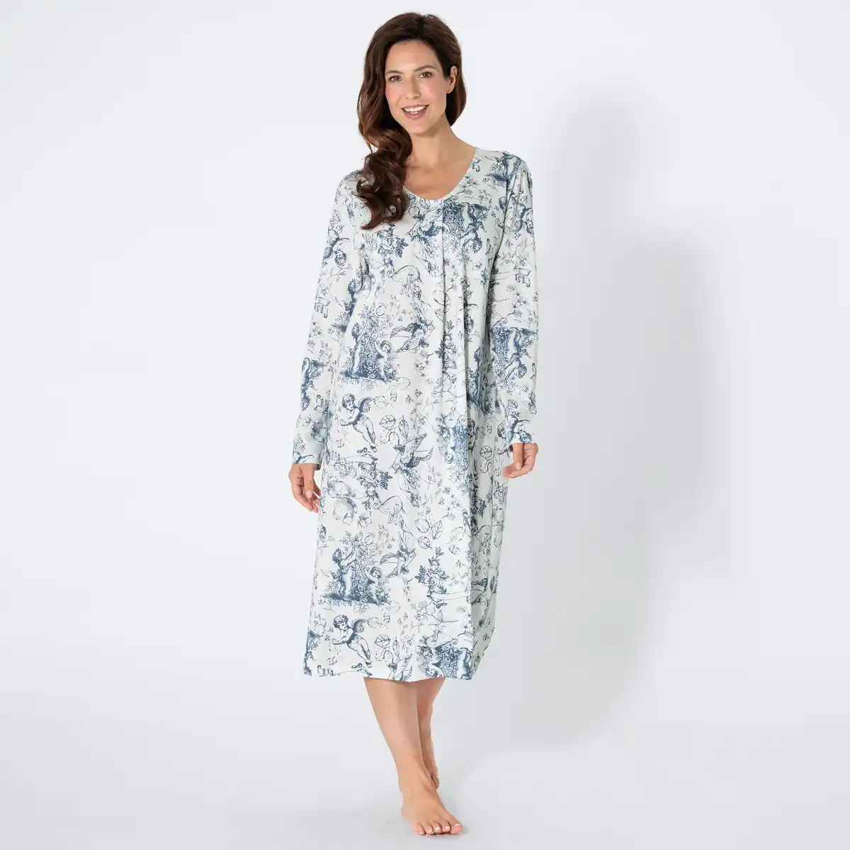 Bild 1 von Damen-Nachthemd aus Baumwolle