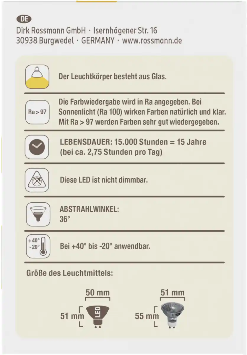 Bild 3 von RUBIN -warmweißes Licht