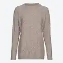 Bild 1 von Damen-Zopfstrick-Pullover mit Rundhalsausschnitt