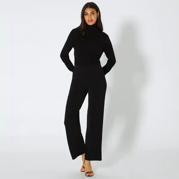 Bild 1 von Damen-Wideleg-Hose mit Lurex