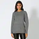 Bild 1 von Damen-Zopfstrick-Pullover mit Rundhalsausschnitt