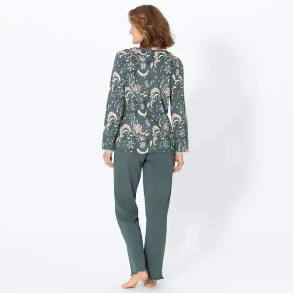 Bild 4 von Damen-Schlafanzug mit V-Ausschnitt, 2-teilig