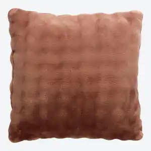 Dekokissen mit Bubble-Flanell, ca. 45x45cm
