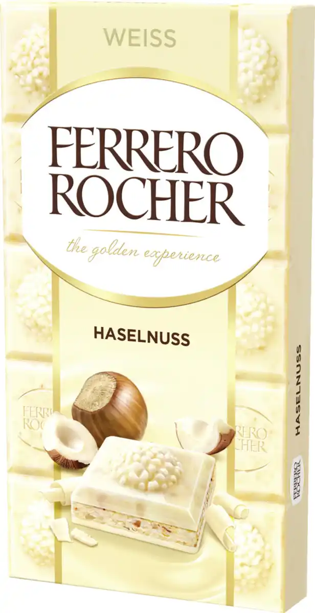 Bild 3 von Ferrero Rocher Weiße Schokolade mit Haselnuss, 90 g