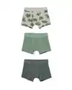 Bild 1 von Kinder-Boxershorts Dino – 3 Stück grün