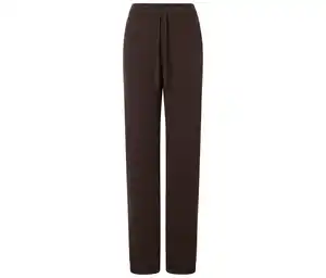 Loungewearhose mit Cashmere, dunkelbraun