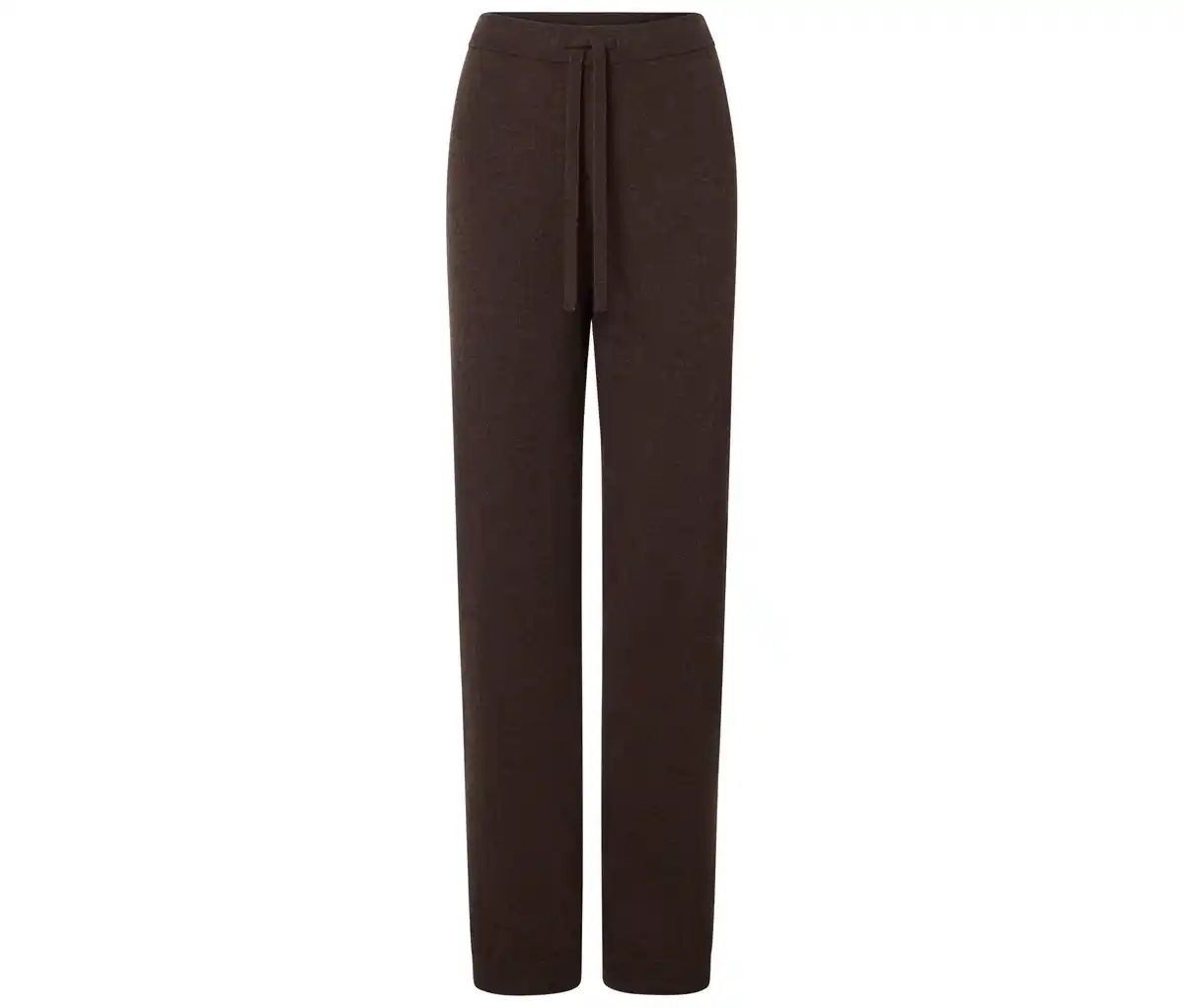 Bild 1 von Loungewearhose mit Cashmere, dunkelbraun