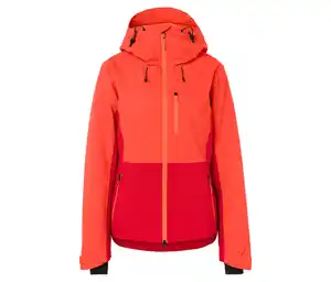 Skijacke, rot-orange