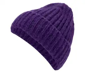 Strickmütze, lila