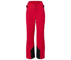 High-Waist-Skihose, rot