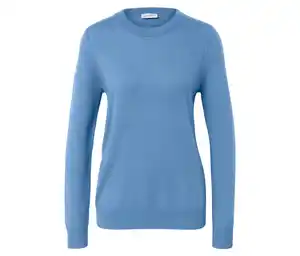 Feinstrickpullover mit Cashmere, blau