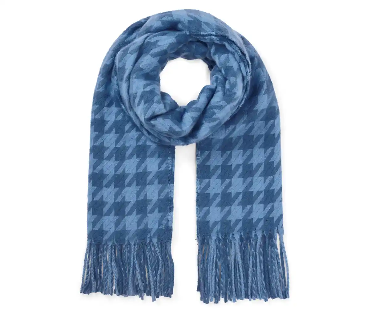 Bild 1 von Webschal mit Hahnentritt-Jacquard