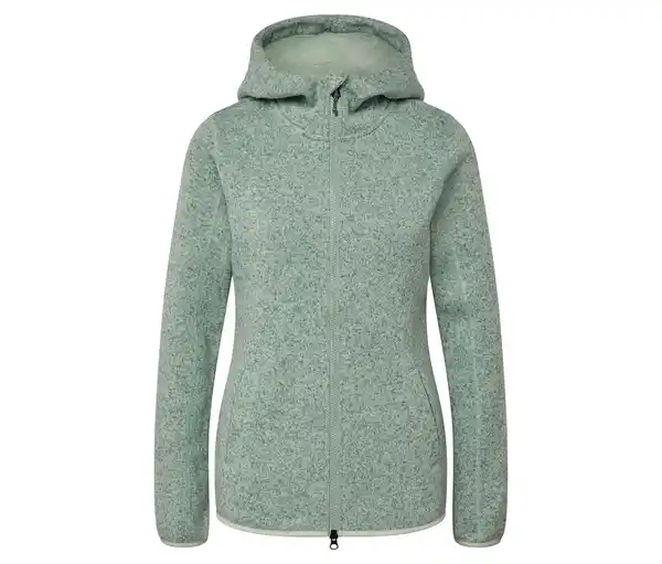 Bild 1 von Kapuzen-Strickfleece-Jacke, salbei
