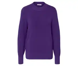 Feinstrickpullover, lila