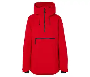 Halfzip-Skijacke, rot