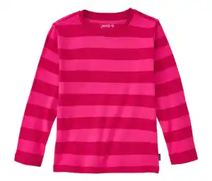JAKO-O Streifenshirt, fuchsia-traube