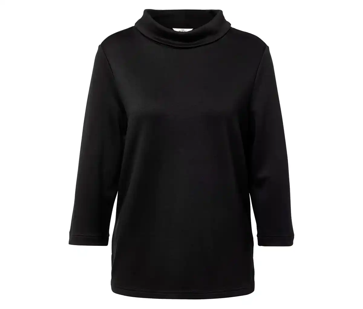 Bild 1 von Sweatshirt mit Stehkragen, schwarz