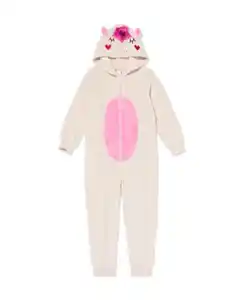 Kinder-Onesie Einhorn beige