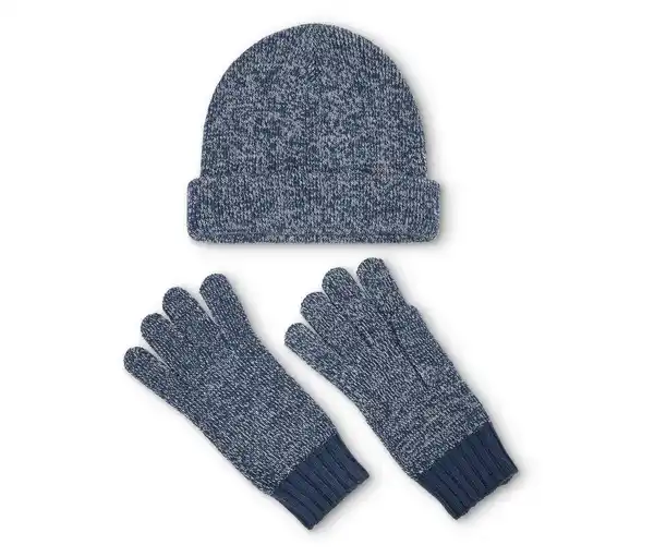 Bild 1 von Kinder-Strickmütze und -Handschuhe, reflektierend