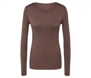 Thermo-Langarmshirt, nougat