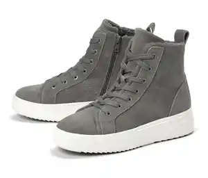 Gefütterte Veloursleder-Sneaker