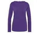Bild 1 von Shirt mit Wellenkante, lila