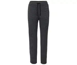 Joggpants mit Hahnentritt-Jacquard