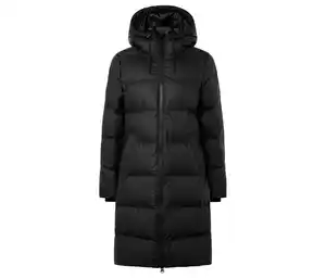 Winter-Regenmantel, schwarz