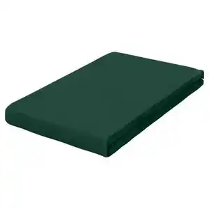Schlafgut Boxspring-Spannleintuch Pure, Dunkelgrün, Textil, 180-200x200-220 cm, Grüner Punkt, Textiles Vertrauen - Oeko-Tex®, Hohenstein, AZO-frei, Oeko-Tex® Made IN Green, bügelfrei, weich und