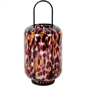 LED-Laterne aus Glas