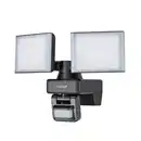 Bild 1 von LUXULA LED Strahler Fluter 2x15W 3200lm 4000K Neutralweiß Bewegungsmelder 2 Köpfe IP54