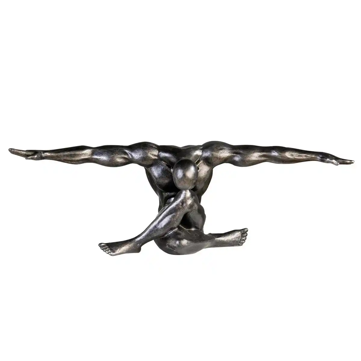 Bild 1 von Skulptur Cliffhanger Silberfarben, Silberfarben