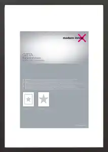 Bilderrahmen Gitta ca. 63x94cm, Schwarz