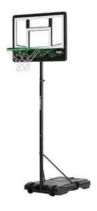 BASKETBALLSTÄNDER SALTA DRIBBLE, Schwarz, Grün